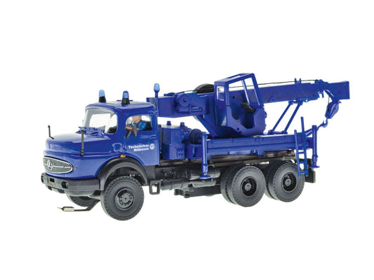 Viessmann CarMotion MB THW Recovery Crane w/Lighting VN8072 HO Gauge