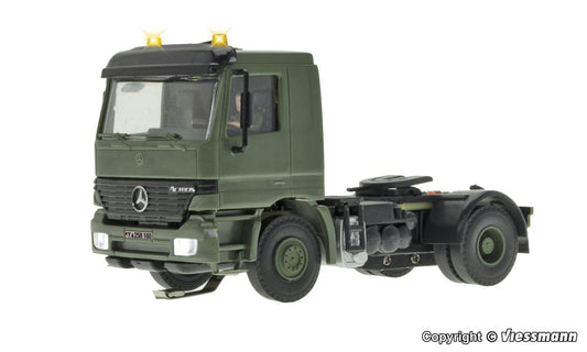 Viessmann CarMotion MB Actros 2 Axle Tractor Unit Military Green VN8160 HO Gauge