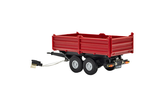 Viessmann CarMotion Tandem Tipper Trailer Red VN8214 HO Gauge