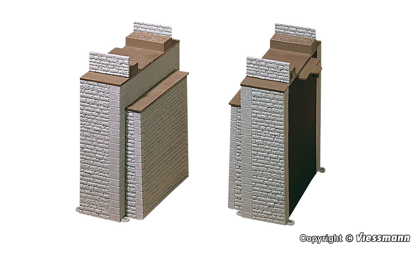 Vollmer 42541 Bridge Abutments (2) Kit HO