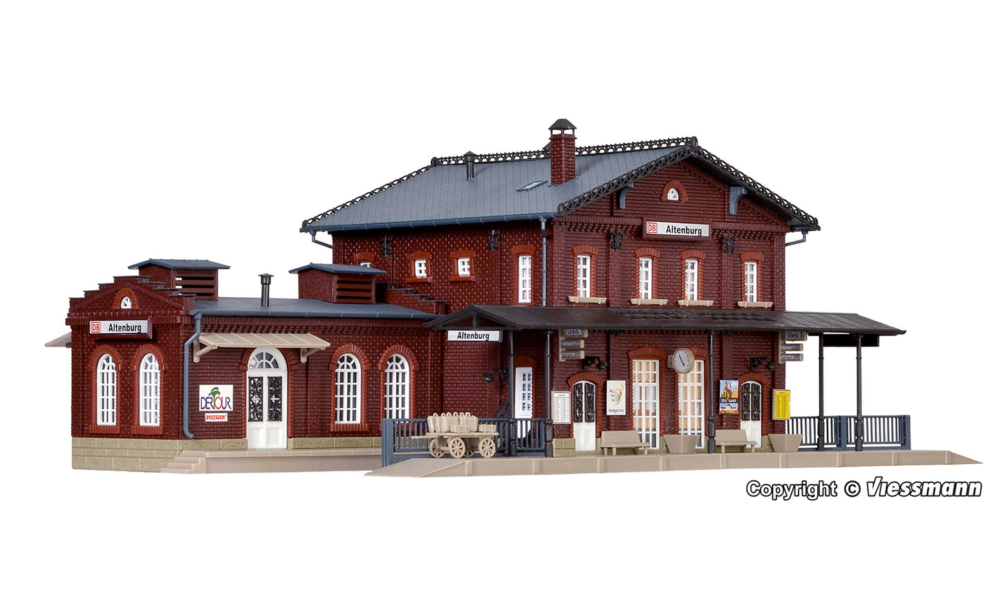 Vollmer 43509 Altenburg Station Kit HO
