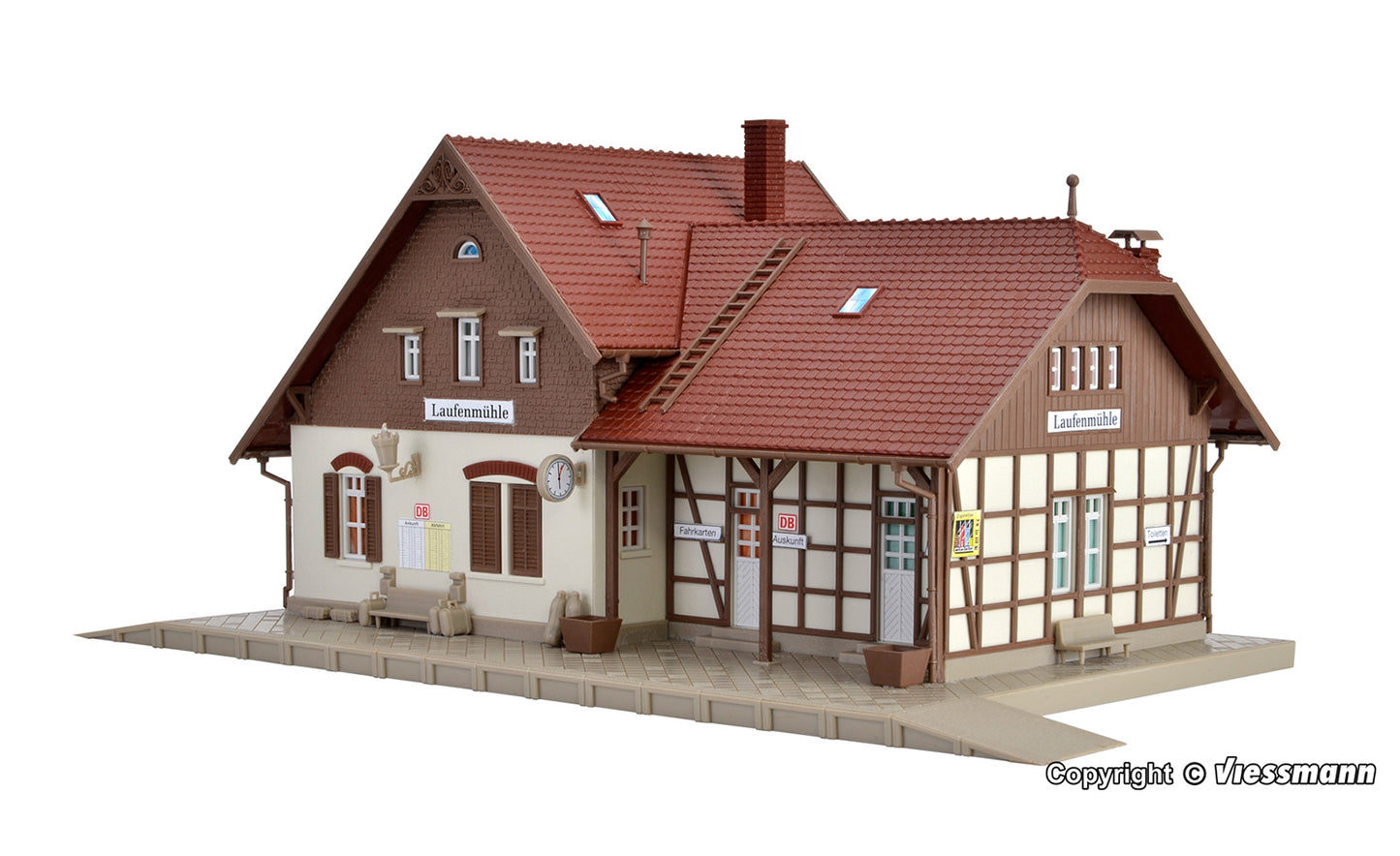 Vollmer 43518 Laufenmuhle Station Kit HO
