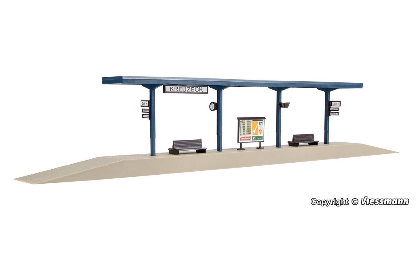 Vollmer 43537 Kreuzeck Platform Kit HO