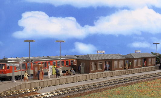 Vollmer 43550 Wiesental Platform and Waiting Rooms Kit HO