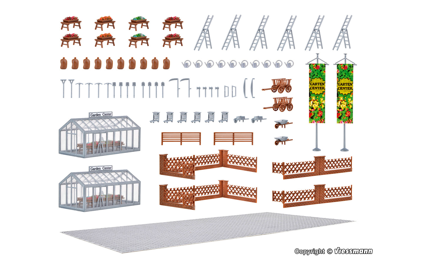 Vollmer 43644 Garden Centre Kit HO