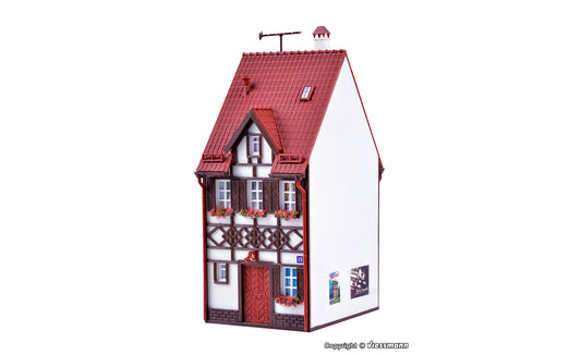 Vollmer 43672 Bahnhofstrasse 15 Half Timbered House Kit HO