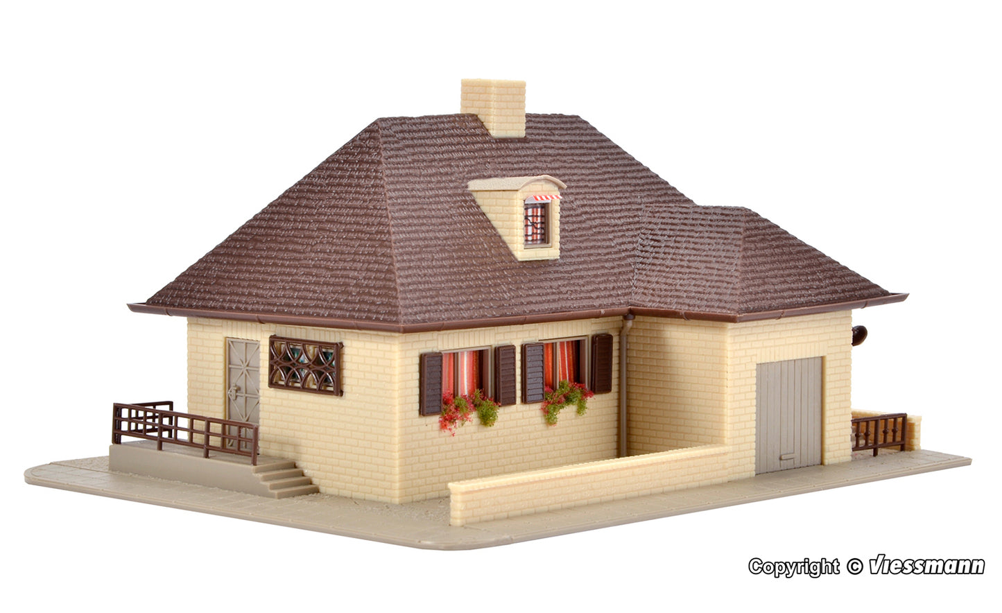 Vollmer 43719 Single Family House Kit HO