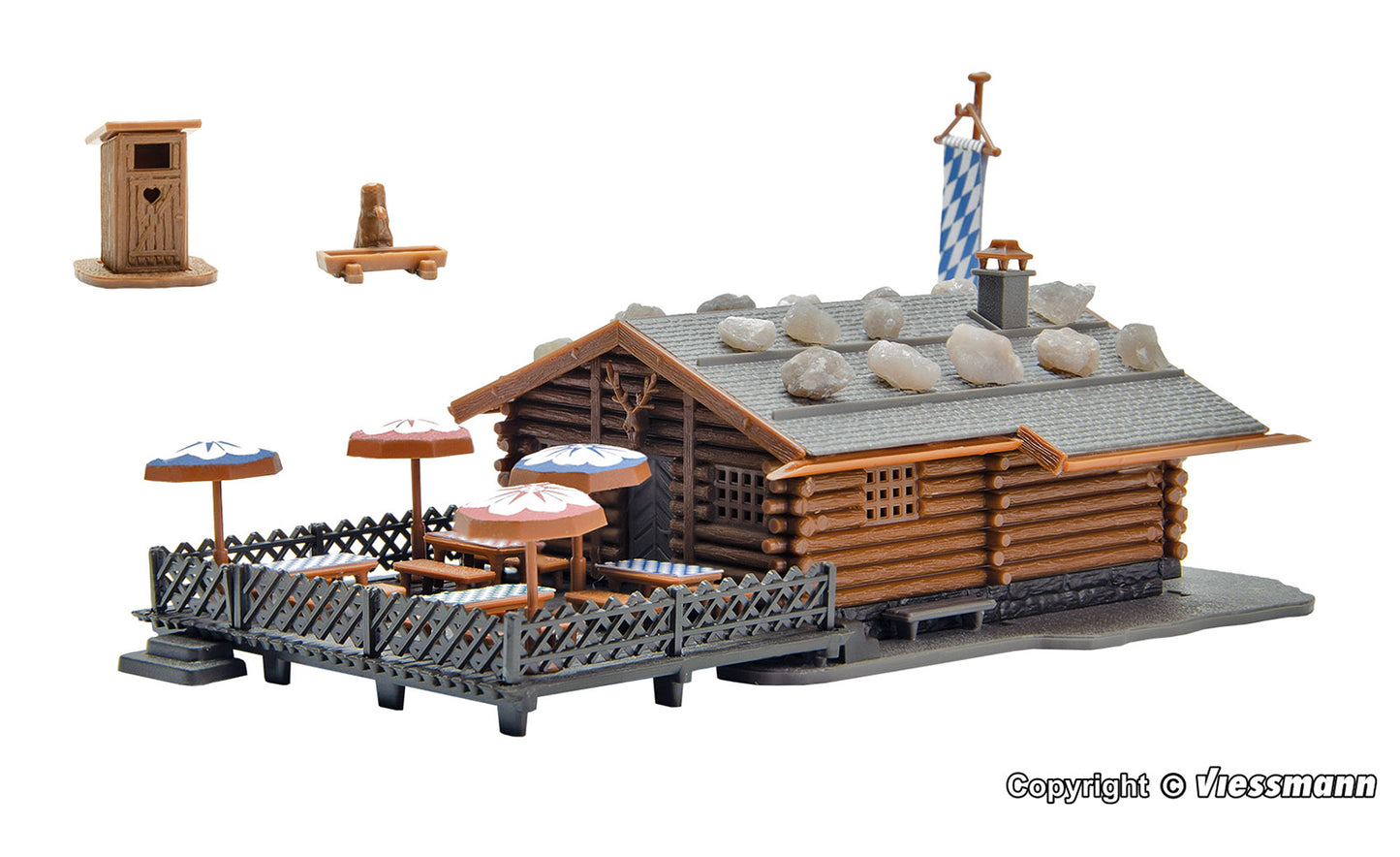 Vollmer 43796 Kaiser-Franz-Josef Mountain Cottage Kit HO