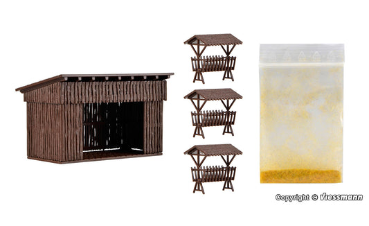 Vollmer 43798 Wild Animal Feeding Kit HO