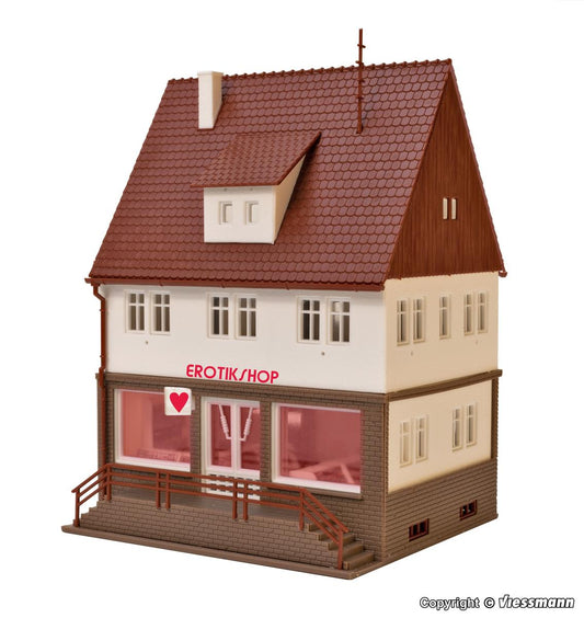 Vollmer 43870 Erotic Store with LED Lighting Kit HO