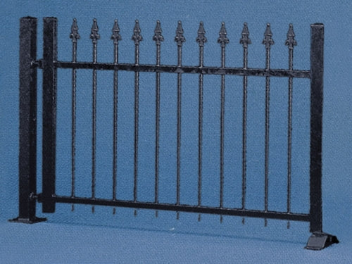 Vollmer 45007 Black Iron Fence 192x0.1x1.1cm Kit HO