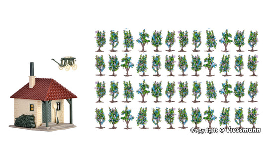 Vollmer 45129 House with Vineyard Kit HO