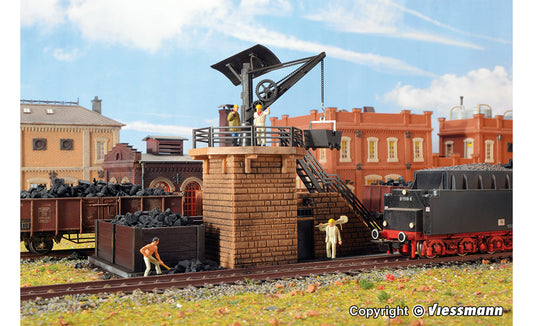 Vollmer 45718 Small Coaling Store with Crane Kit HO