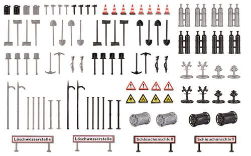 Vollmer 45746 Fire Brigade Accessories Kit HO