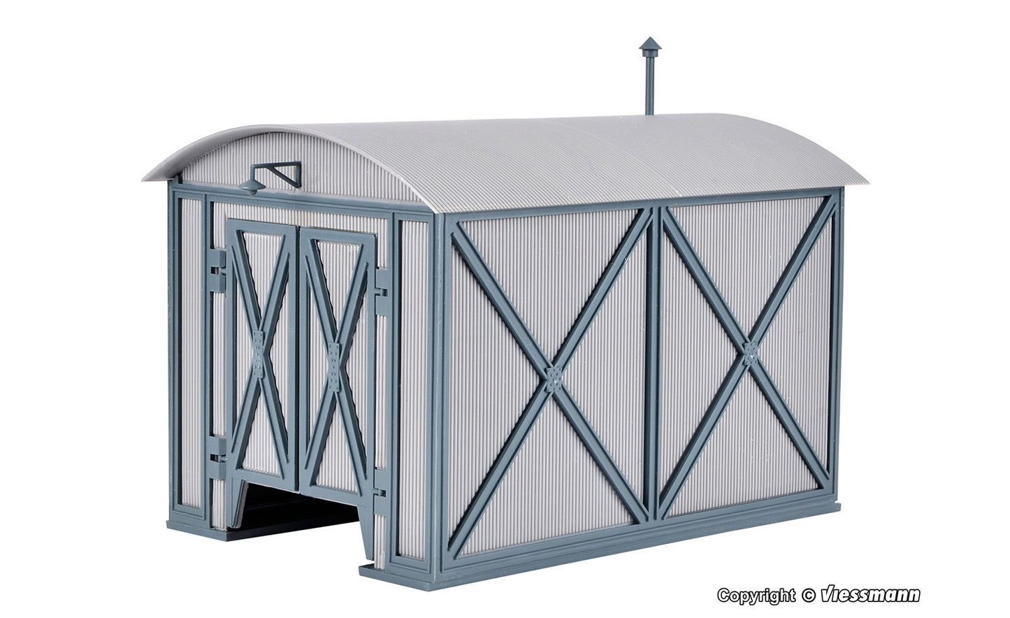 Vollmer 45761 Single Track Kof Locomotive Shed Kit HO