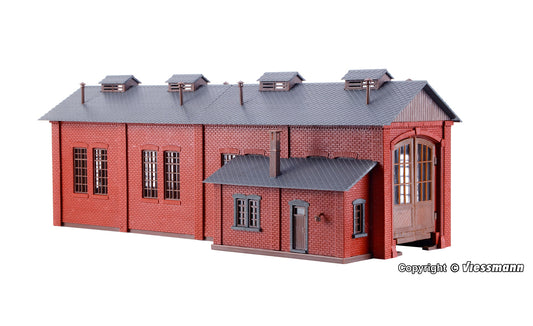 Vollmer 45762 Single Track Locomotive Shed Kit HO