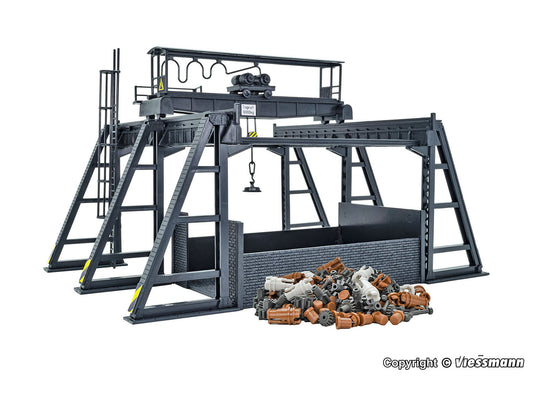 Vollmer Scrap Loading Station Kit HO Gauge VO45780
