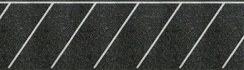 Vollmer 46015 Car Park (Diagonally Marked Bays) Foil 100x8cm HO
