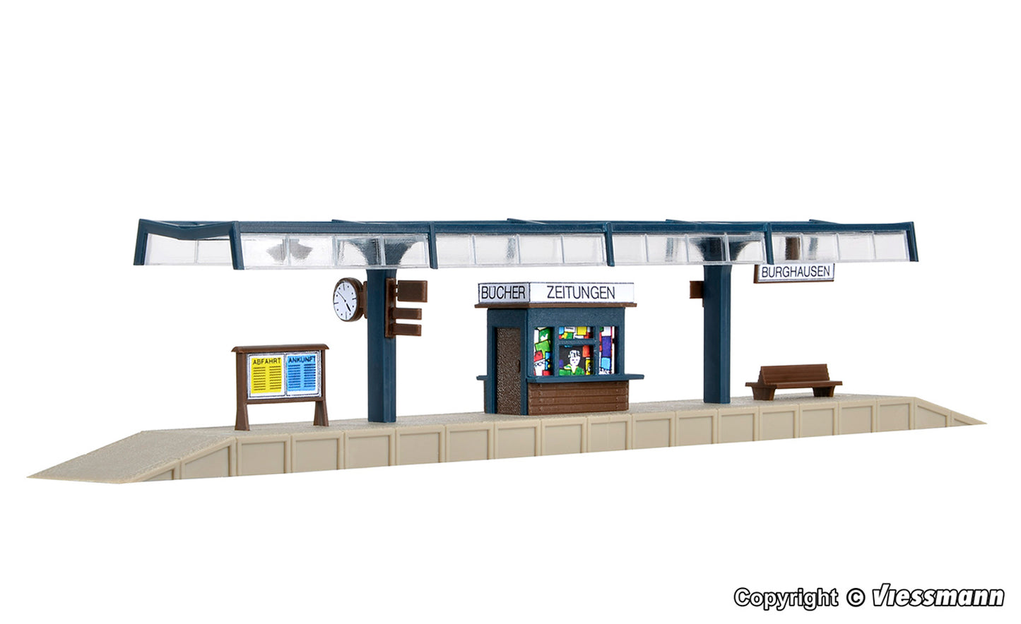 Vollmer 47537 Single Part Platform Kit N Gauge