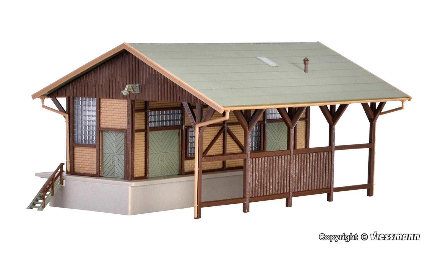 Vollmer 47539 Freight Shed Kit N Gauge