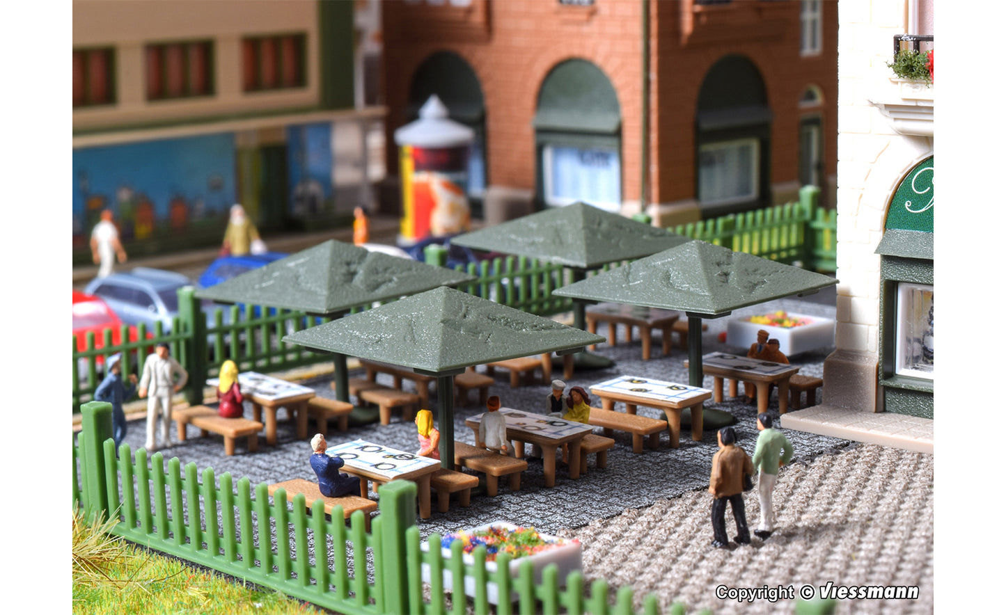 Vollmer 47665 Beer Garden Accessories Kit N Gauge