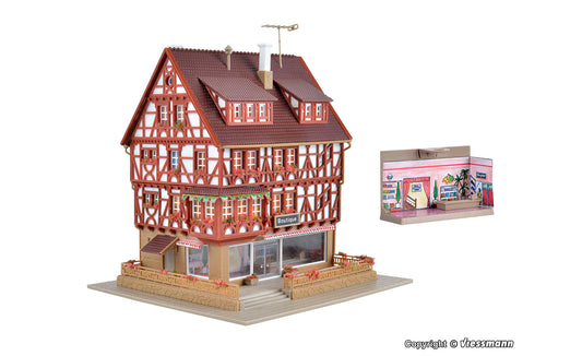 Vollmer 47693 Boutique with Interior and LED Lighting Kit N Gauge