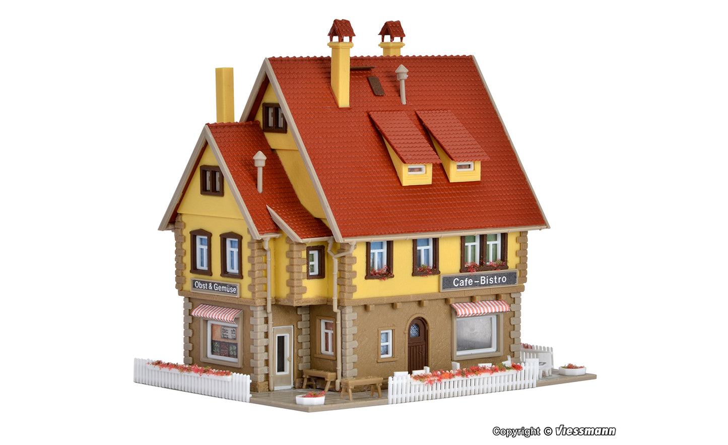 Vollmer 47695 Café Bistro with Interior and LED Lighting Kit N Gauge