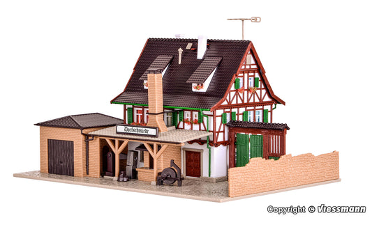 Vollmer 47696 Village Forge with Interior and Lighting Kit N Gauge
