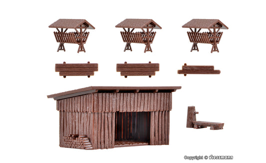 Vollmer 47725 Wildlife Feeding Kit N Gauge