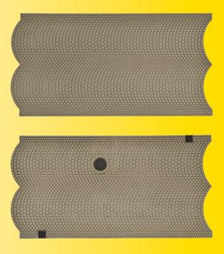 Vollmer 48740 Stone Art Cobblestone Street Plate 54x16.3cm O Gauge