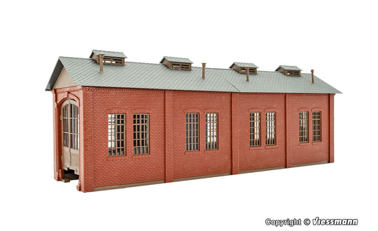 Vollmer 49112 Single Track Locomotive Shed Start and Save Kit HO