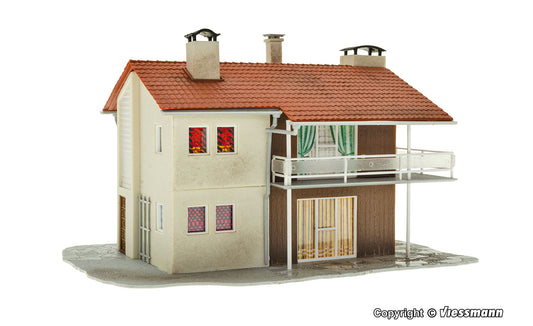 Vollmer 49360 Two Family House Kit TT Scale