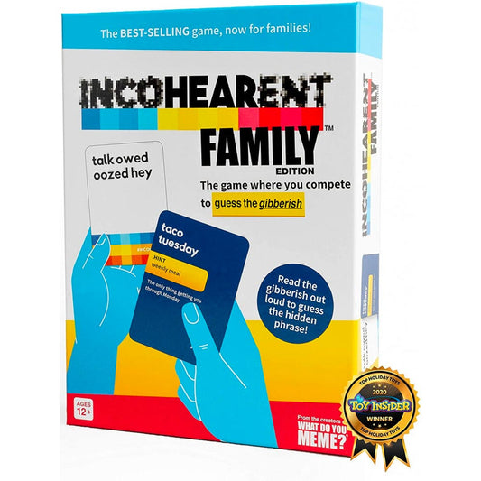 Incohearent Family Edition Party Card Game