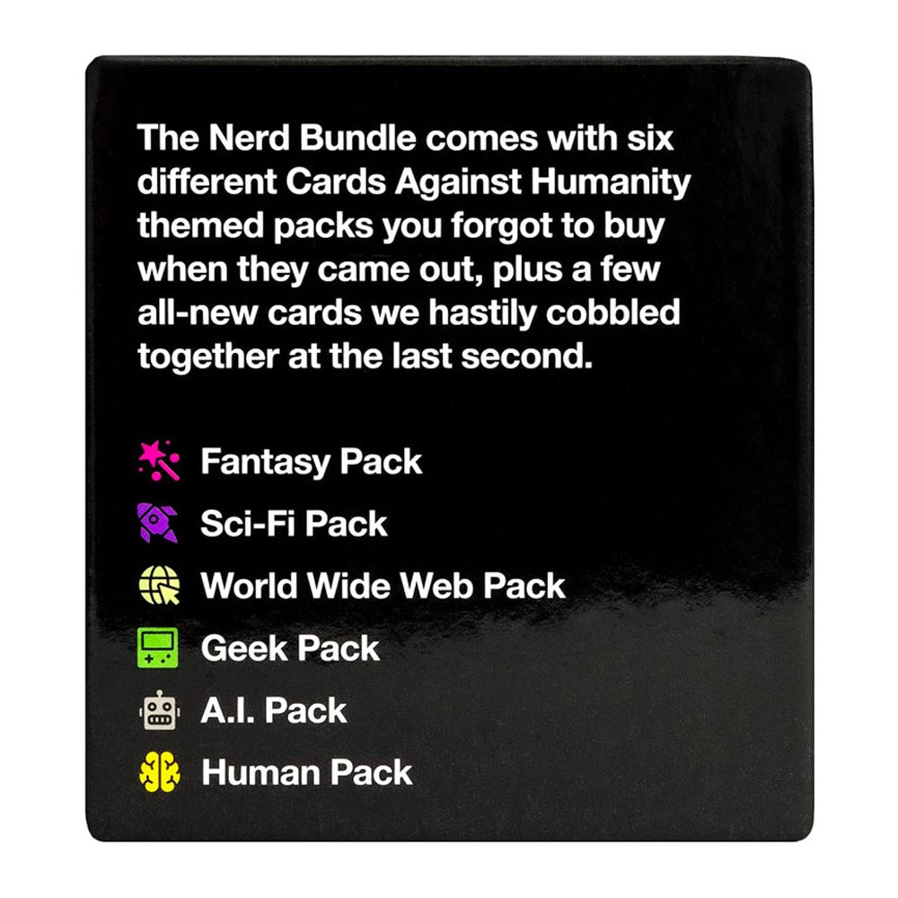 Cards Against Humanity Nerd Bundle Adult Party Card Game