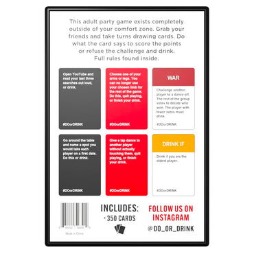 Do or Drink - Party Card Game - Win or Blackout