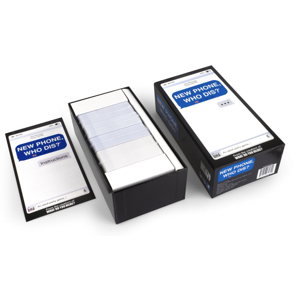 New Phone Who Dis? - UK Edition Party Game Age 17+