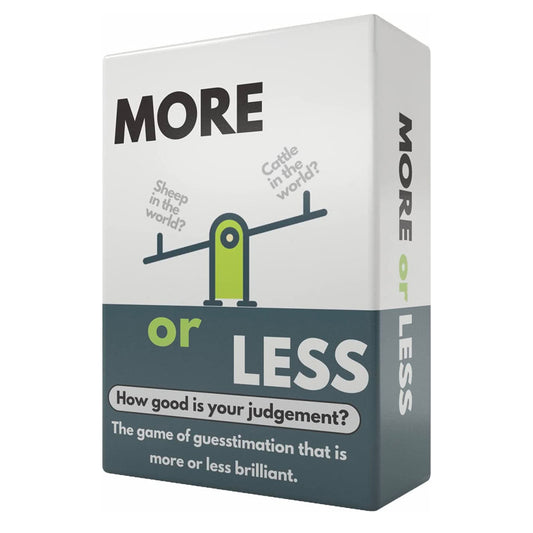 More or Less - Family Card Game Age 12+