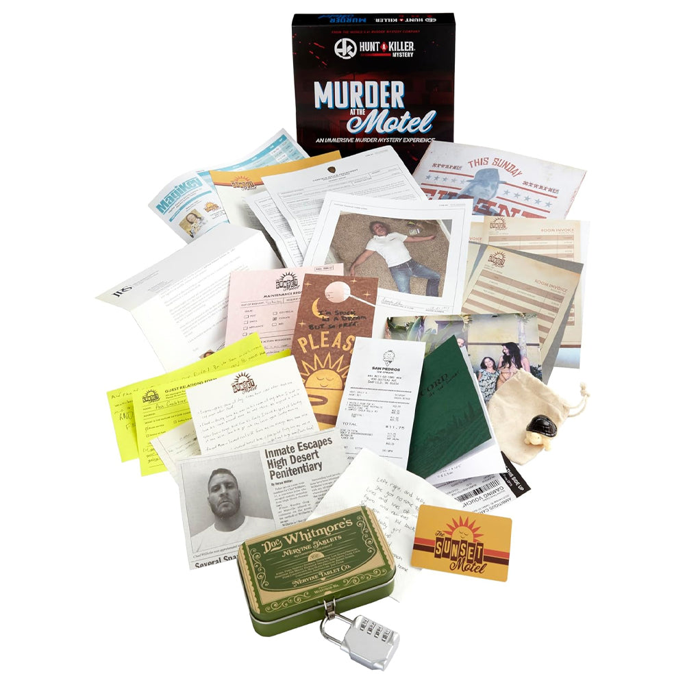 Hunt a Killer: Murder at the Motel - Immersive Murder Mystery Board Game Age 14+