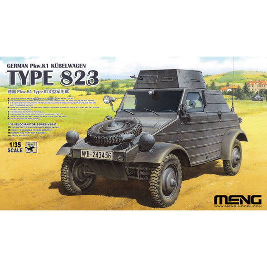 Meng VS-017 German Pkw.K1 Kubelwagen Type 823 1:35 Model Kit