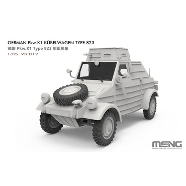 Meng VS-017 German Pkw.K1 Kubelwagen Type 823 1:35 Model Kit