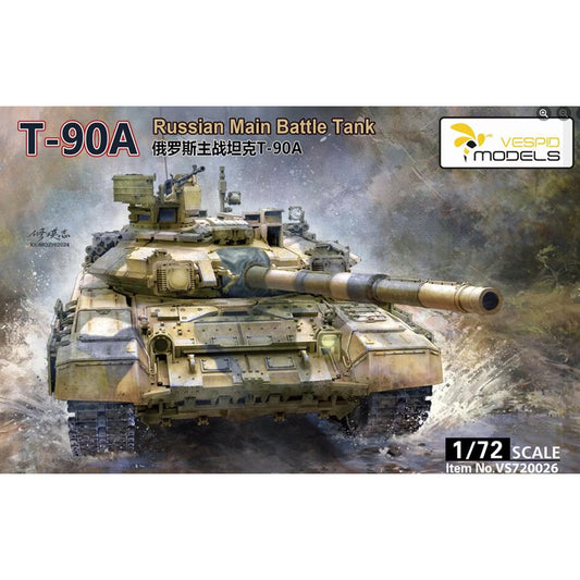 Vespid Models 720026 T-90A Russian MBT 1:72 Model Kit