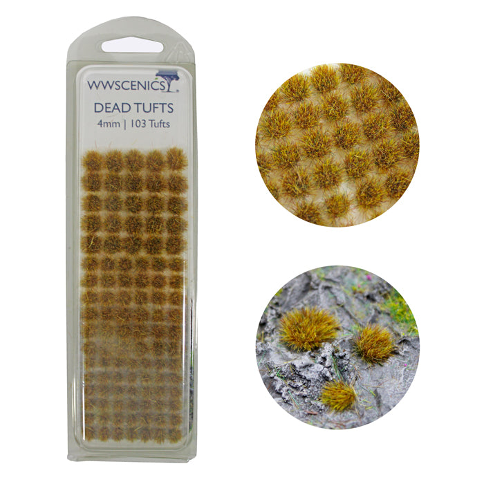 WWScenics Dead Tufts 4mm x103 Model Rail Scenics W3T-DE4