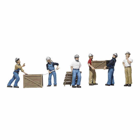 Woodland Scenics A1823 Dock Workers HO OO Gauge Figures Landscaping