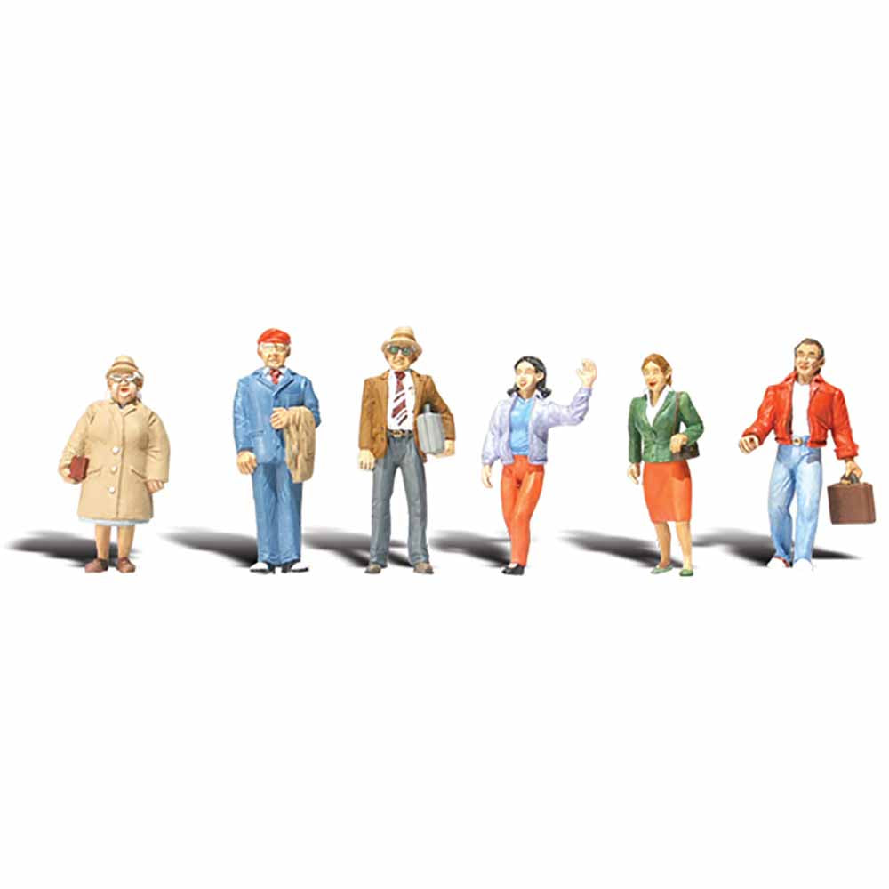 Woodland Scenics A1837 General Public HO OO Gauge Figures Landscaping