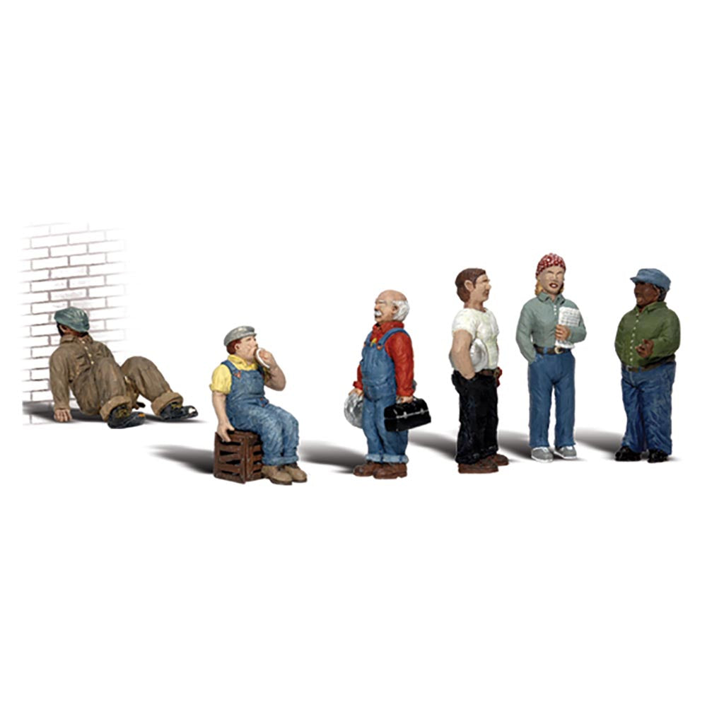 Woodland Scenics A1867 HO Factory Workers HO Gauge
