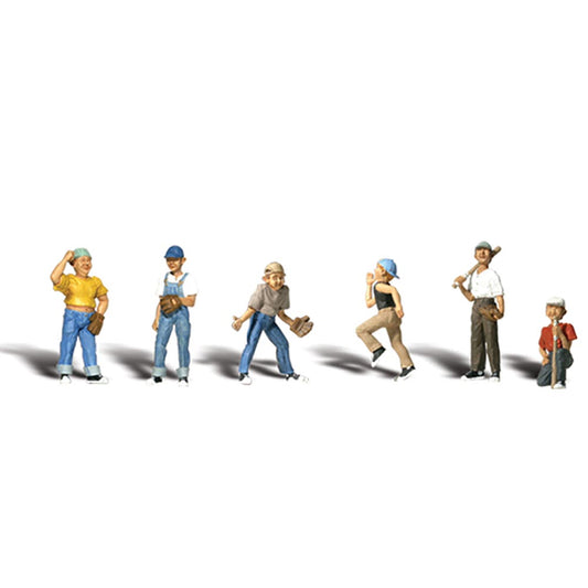 Woodland Scenics A1870 HO Baseball Players II HO Gauge