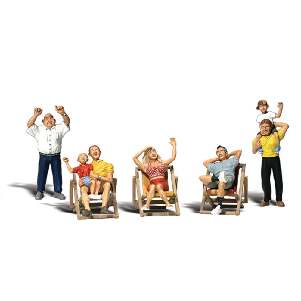 Woodland Scenics WA1881 Spectators HO OO Gauge Figures Landscaping