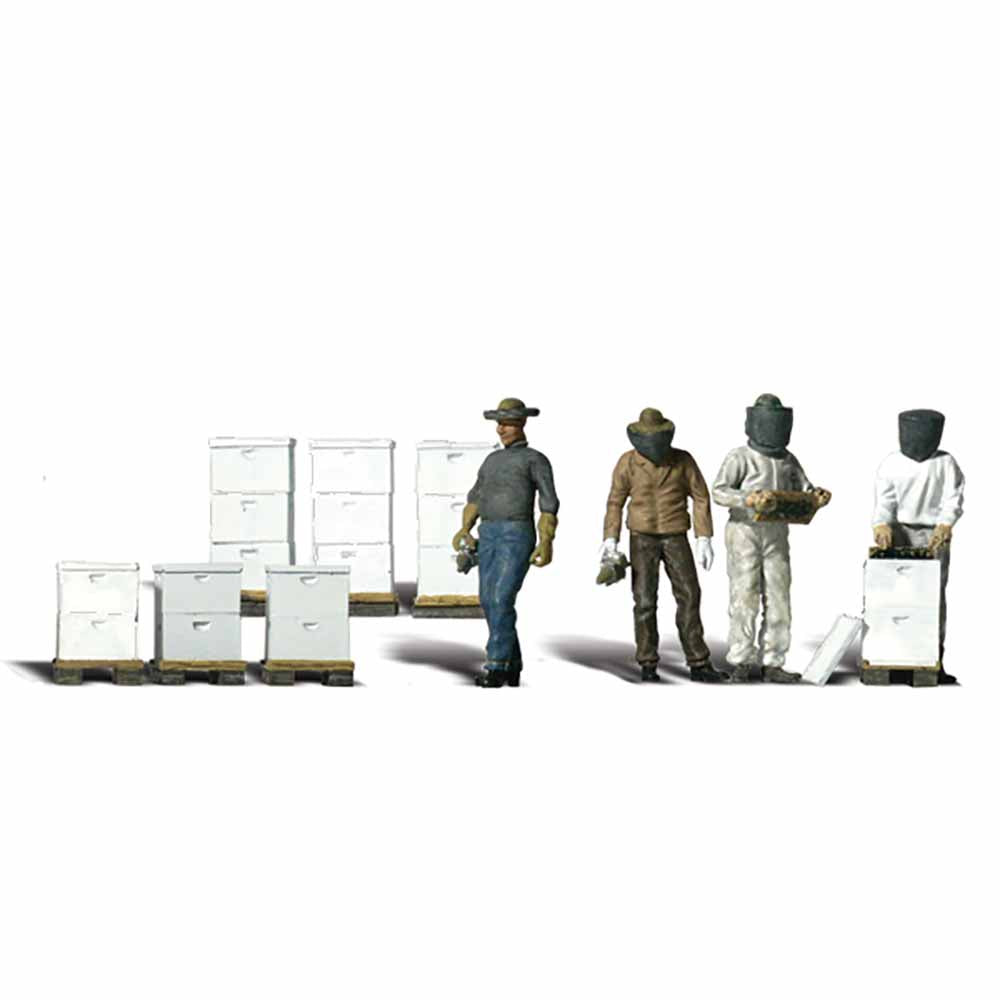 Woodland Scenics A1897 Beekeepers HO OO Gauge Figures Landscaping