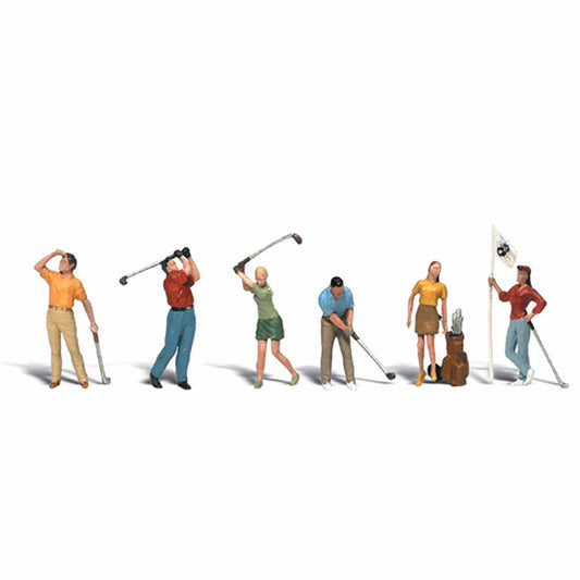 Woodland Scenics A1907 Golfers HO OO Gauge Figures Landscaping