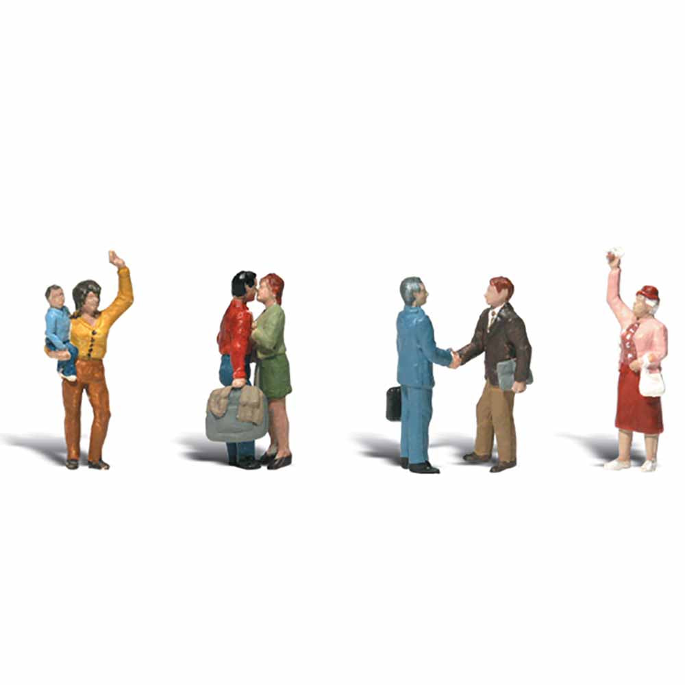 Woodland Scenics A1912 Goodbye People HO OO Gauge Figures Landscaping
